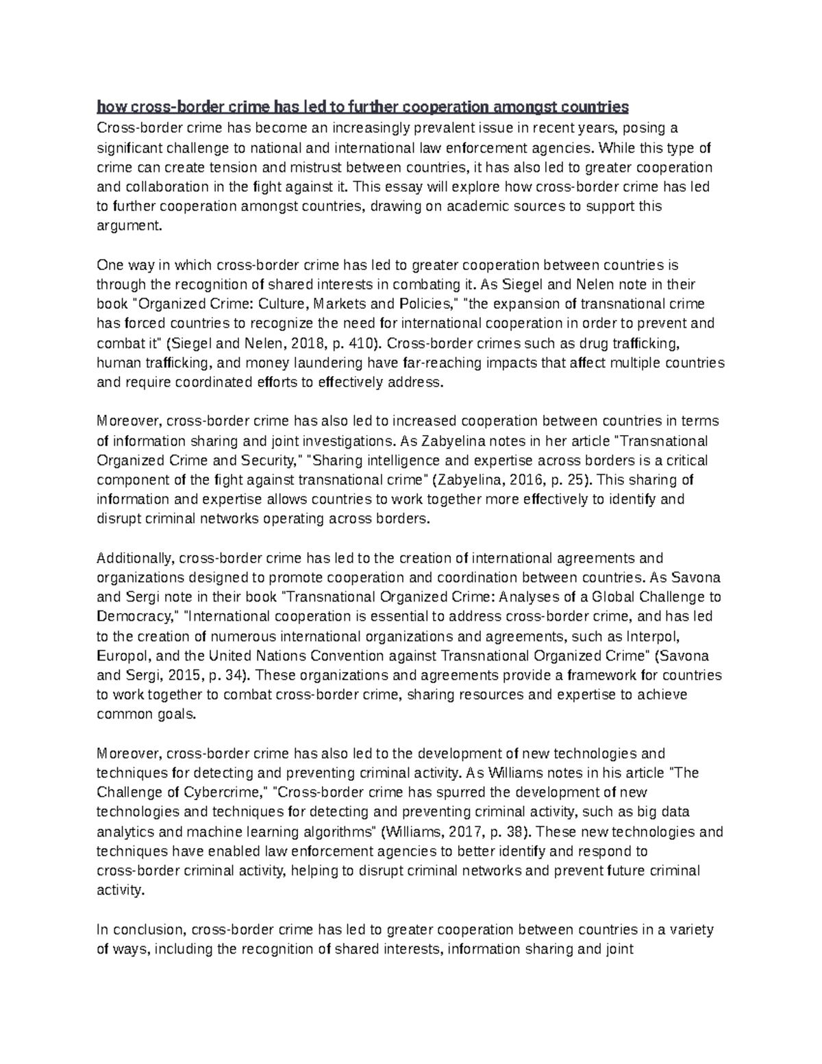 A Comprehensive Review Of Cross-Border Crime-Fighting Mechanisms A Comprehensive Review Of Cross-Border Crime-Fighting Mechanisms