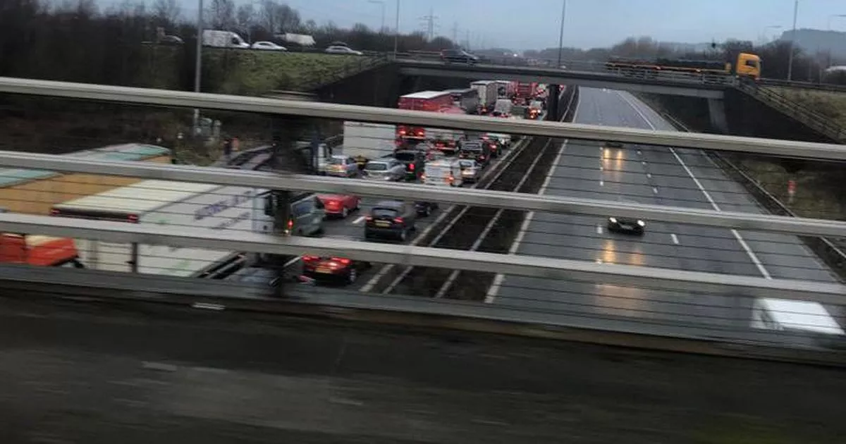 Accident On M56 Leads To Heavy Congestion On Cheshire/Deeside Border Accident On M56 Leads To Heavy Congestion On Cheshire/Deeside Border