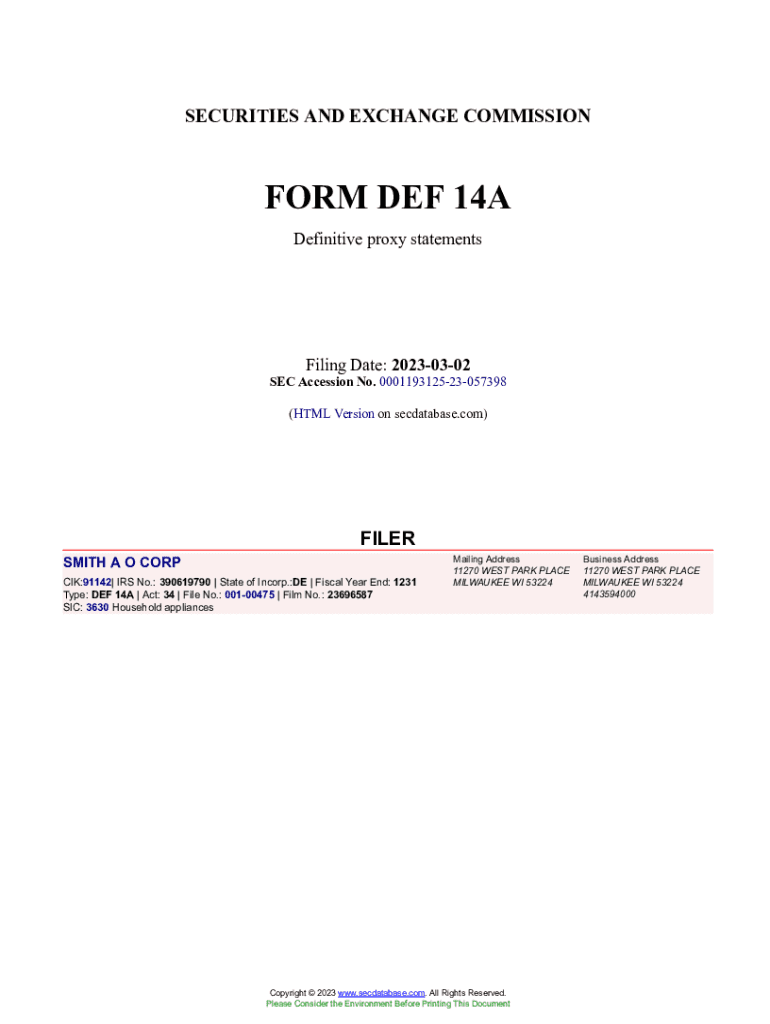Analyzing Corporate Governance Through Proxy Statements (Form DEF 14A) Analyzing Corporate Governance Through Proxy Statements (Form DEF 14A)