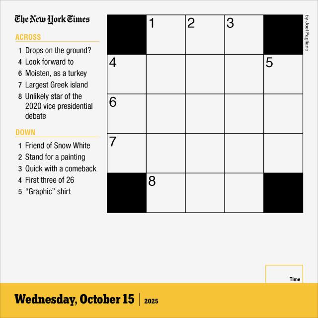 April 25, 2025 New York Times Crossword Answers April 25, 2025 New York Times Crossword Answers
