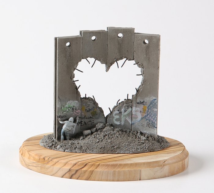 Banksy Auction: Iconic Broken Heart Wall To Be Sold Banksy Auction: Iconic Broken Heart Wall To Be Sold