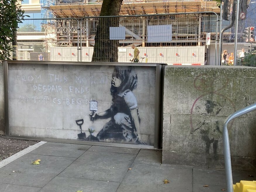 Banksy's Art Debuts In Dubai: A World News Exclusive Banksy's Art Debuts In Dubai: A World News Exclusive