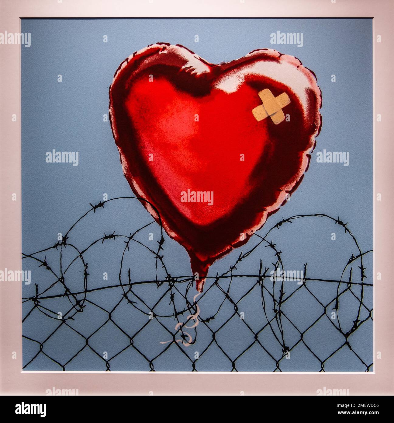 Broken Heart Banksy:  A Famous Mural Goes To Auction