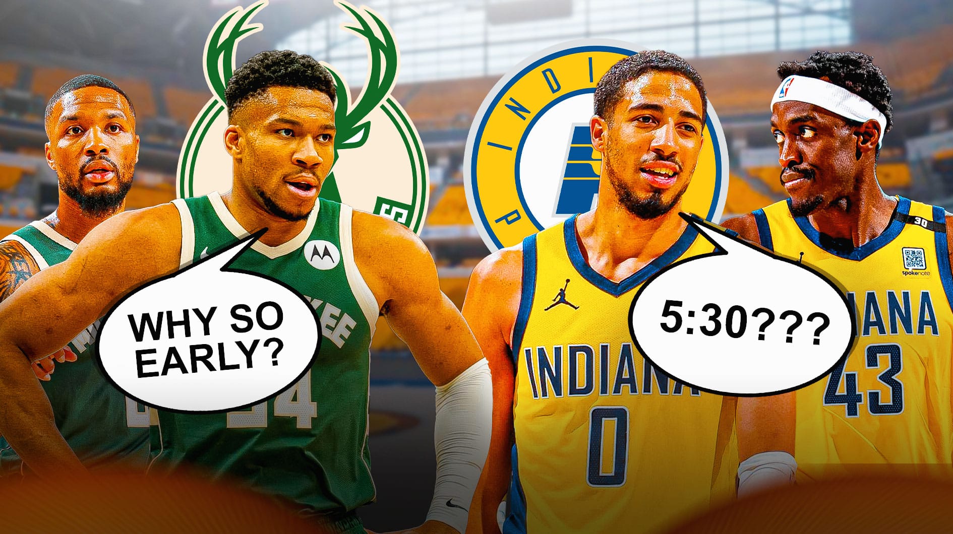 Bucks-Pacers Game 5: Heated Exchange After Final Buzzer Bucks-Pacers Game 5: Heated Exchange After Final Buzzer