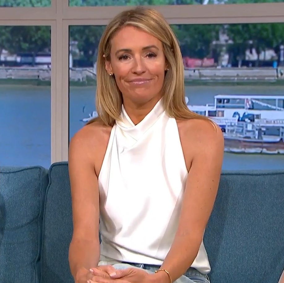 Butter Yellow Power Suit: Cat Deeley's This Morning Look Butter Yellow Power Suit: Cat Deeley's This Morning Look
