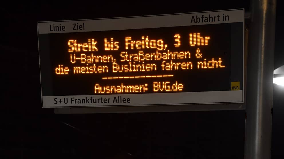 BVG-Streik: Schlichtungsverfahren Erfolgreich Abgeschlossen BVG-Streik: Schlichtungsverfahren Erfolgreich Abgeschlossen