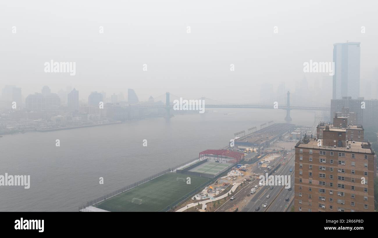 Canadian Wildfire Smoke: 3°C New York Cooling And Toxic Air Trapping Canadian Wildfire Smoke: 3°C New York Cooling And Toxic Air Trapping