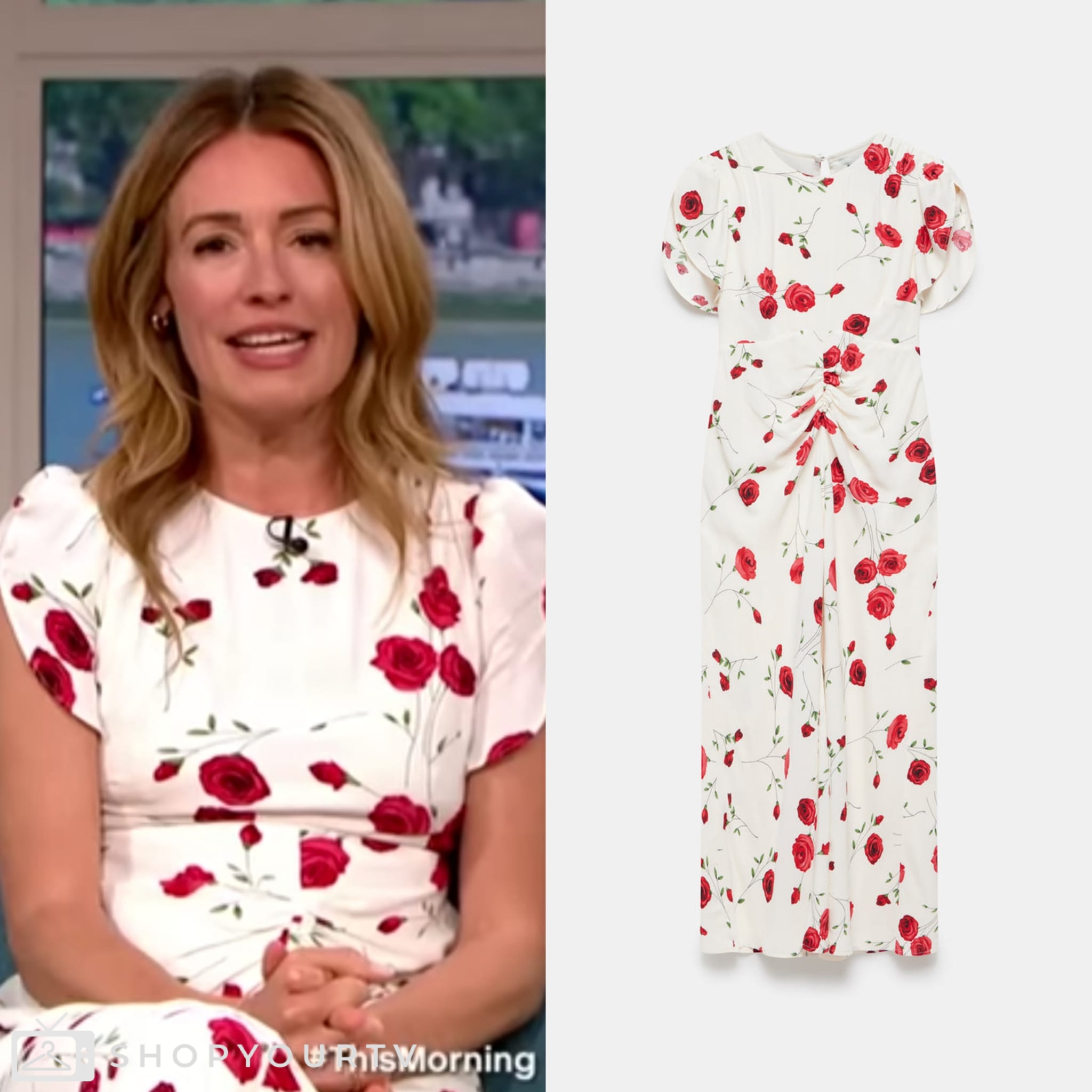 Cat Deeley's M&S Midi Dress: Still Available Cat Deeley's M&S Midi Dress: Still Available