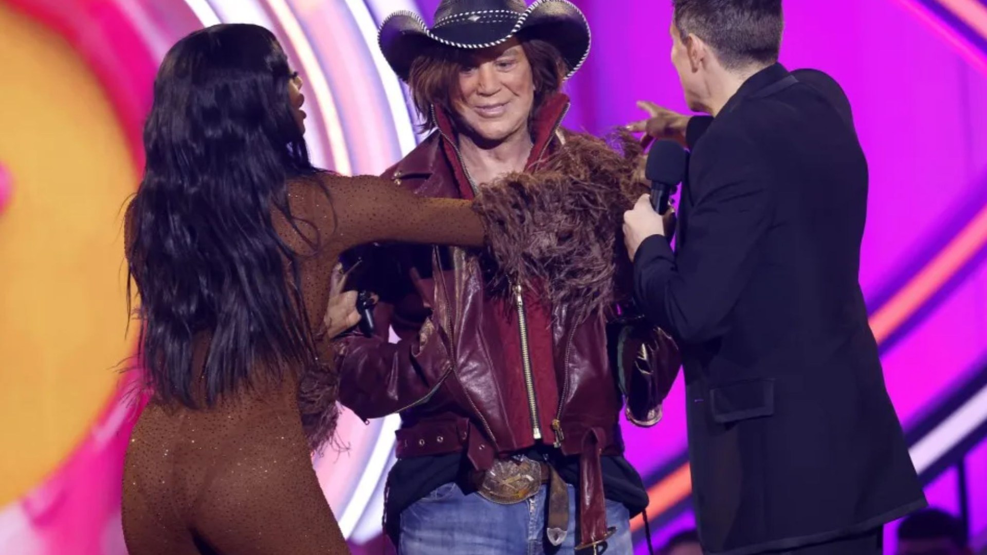 Celebrity Big Brother: AJ Odudu Breaks Silence On Mickey Rourke's Remarks Celebrity Big Brother: AJ Odudu Breaks Silence On Mickey Rourke's Remarks