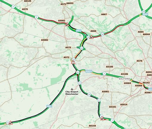 Cheshire/Deeside Traffic: M56 Delays Following Road Accident Cheshire/Deeside Traffic: M56 Delays Following Road Accident