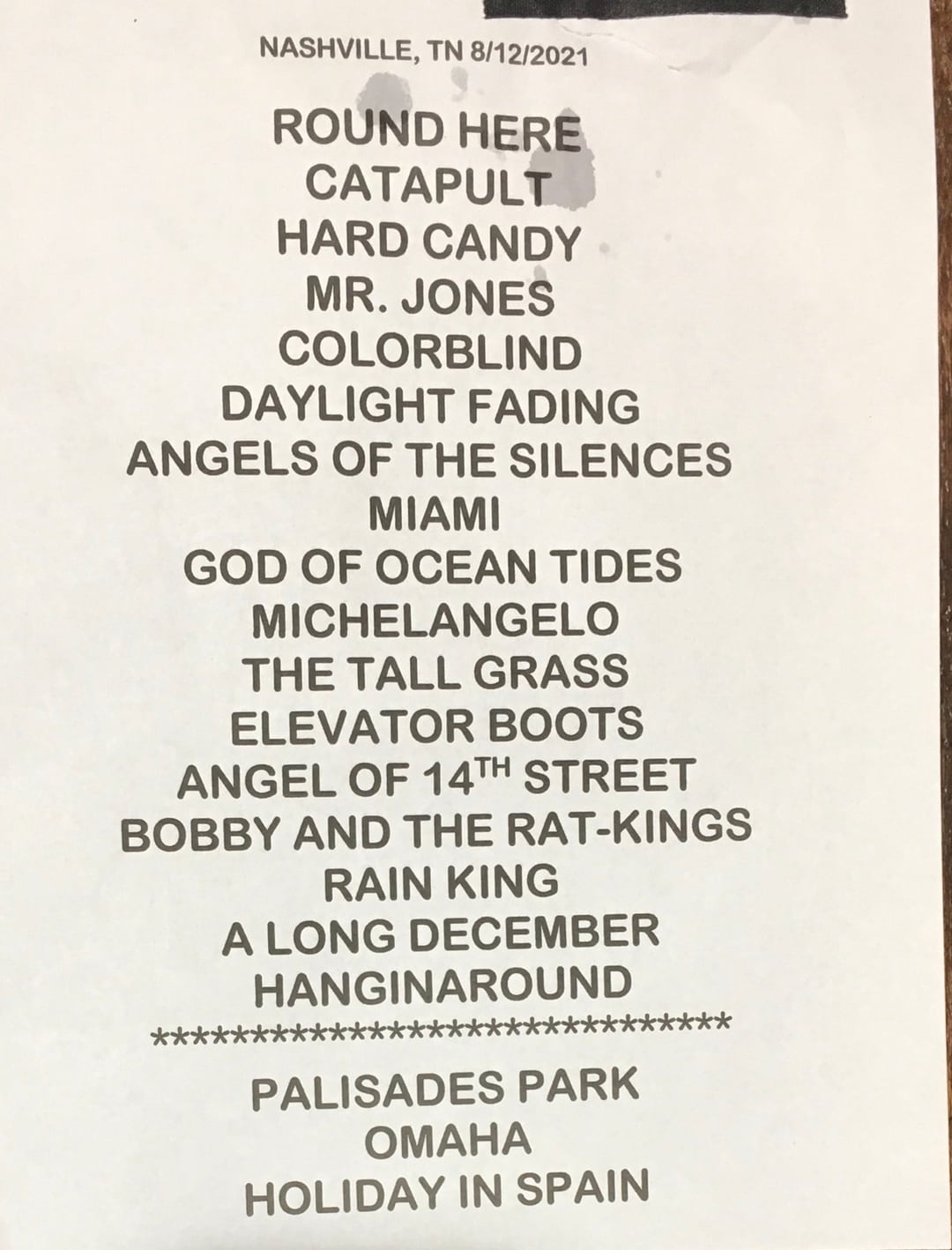 Counting Crows Setlist: What To Expect In 2025 Counting Crows Setlist: What To Expect In 2025