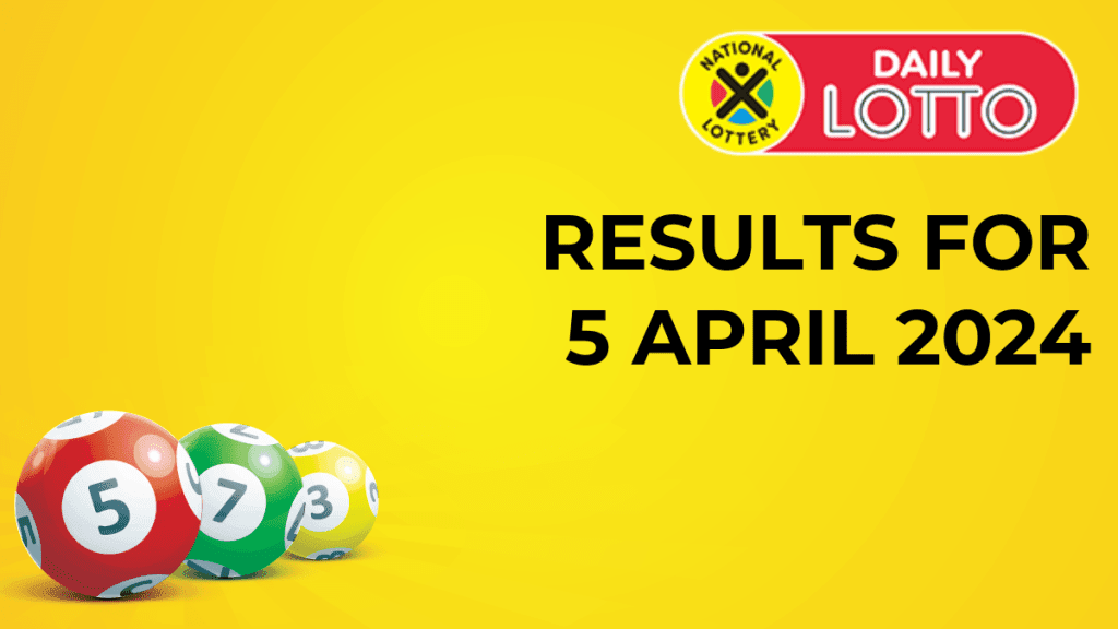 Daily Lotto Results - Tuesday 29 April 2025 Daily Lotto Results - Tuesday 29 April 2025