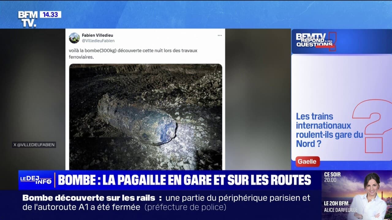 Découverte D'une Bombe À La Gare Du Nord: Le Trafic Ferroviaire Fortement Impacté Découverte D'une Bombe À La Gare Du Nord: Le Trafic Ferroviaire Fortement Impacté