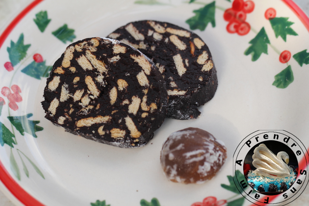 Dessert Français Facile : Réaliser Un Salami Au Chocolat Dessert Français Facile : Réaliser Un Salami Au Chocolat
