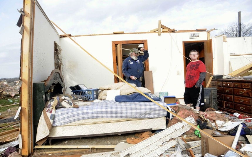 Devastating Tornadoes Kill 25, Leave Trail Of Destruction Across Two States Devastating Tornadoes Kill 25, Leave Trail Of Destruction Across Two States