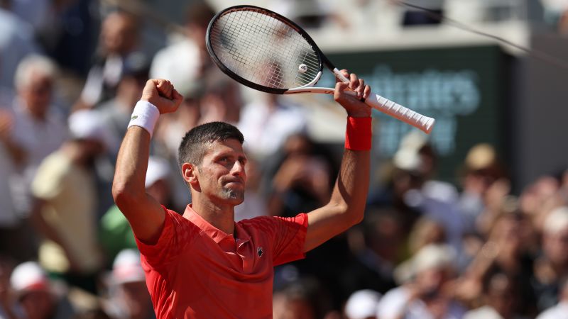 Djokovic Begins French Open Campaign With Victory Djokovic Begins French Open Campaign With Victory