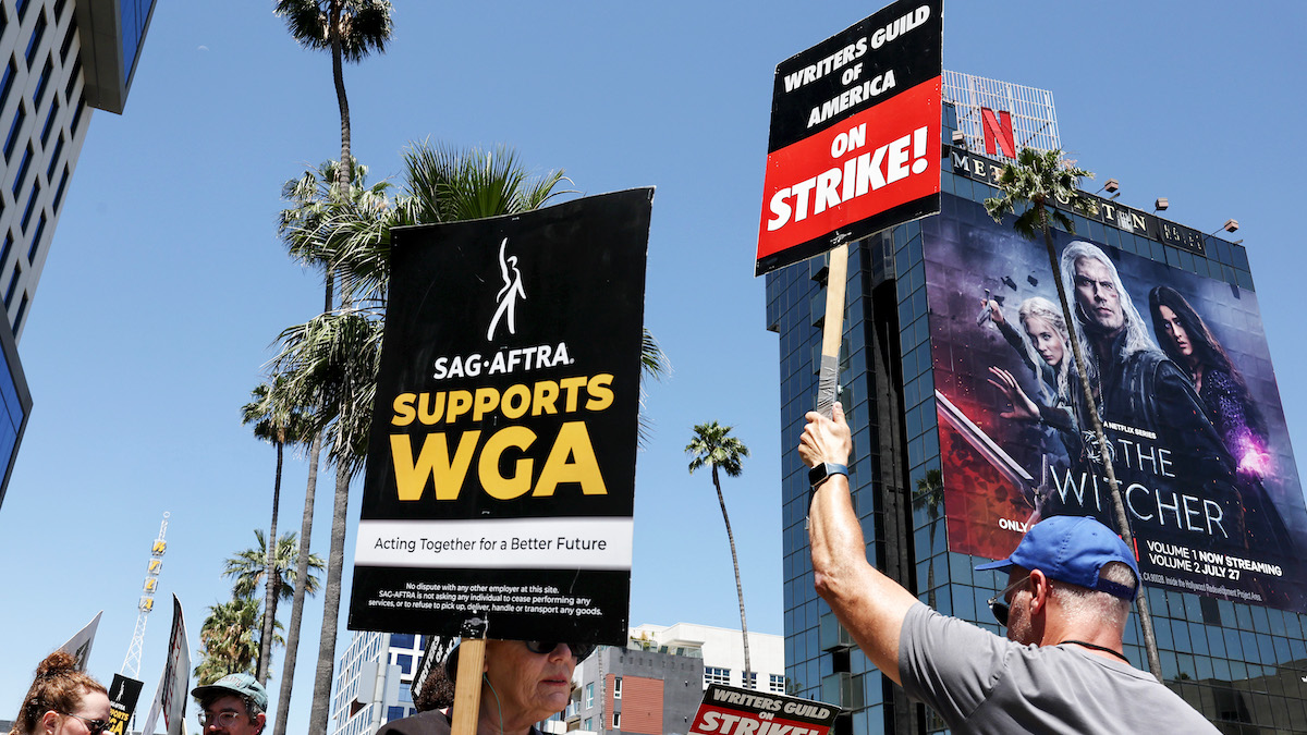 Double Trouble In Hollywood: WGA And SAG-AFTRA Strikes Halt Production Double Trouble In Hollywood: WGA And SAG-AFTRA Strikes Halt Production