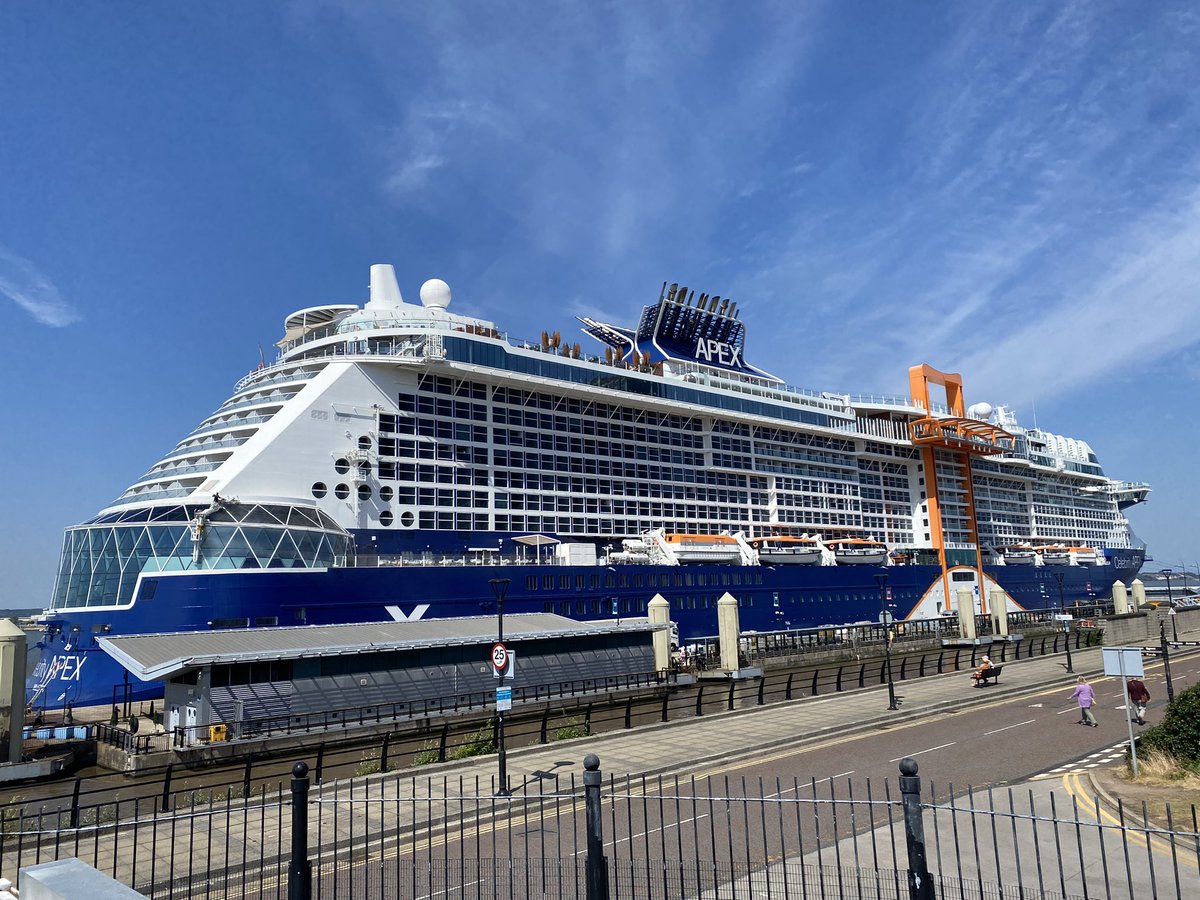 €360 Million Cruise Liner Docks In Liverpool Today