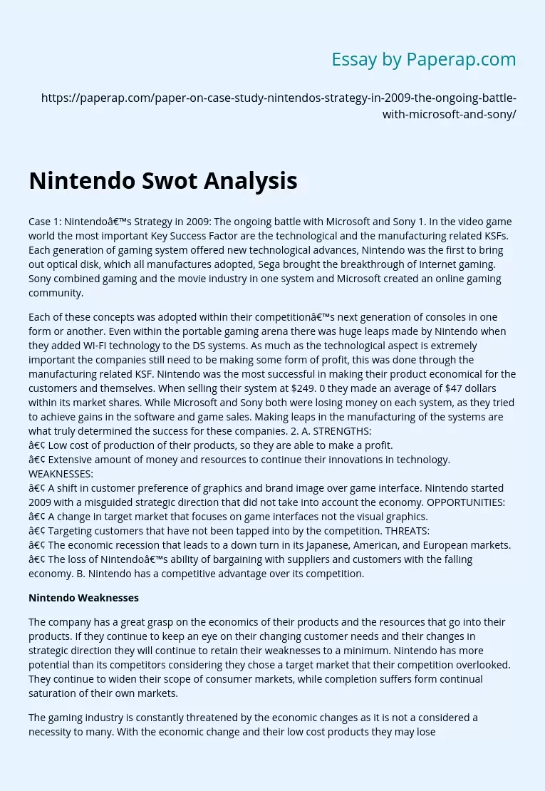 Examining Nintendo's Recent Decisions And Their Impact Examining Nintendo's Recent Decisions And Their Impact