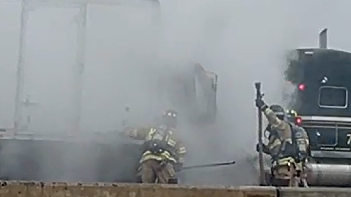 FedEx Truck Blaze On Route 283: Lancaster County Emergency Response FedEx Truck Blaze On Route 283: Lancaster County Emergency Response