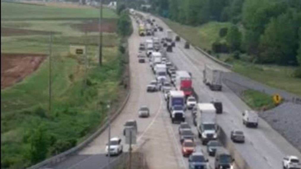 FedEx Truck Fire On Route 283 In Lancaster County, PA