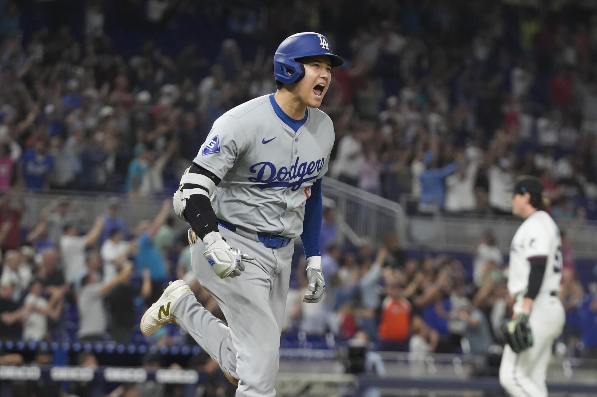 Freeman And Ohtani's Home Runs Secure Another Dodgers Win Against Marlins