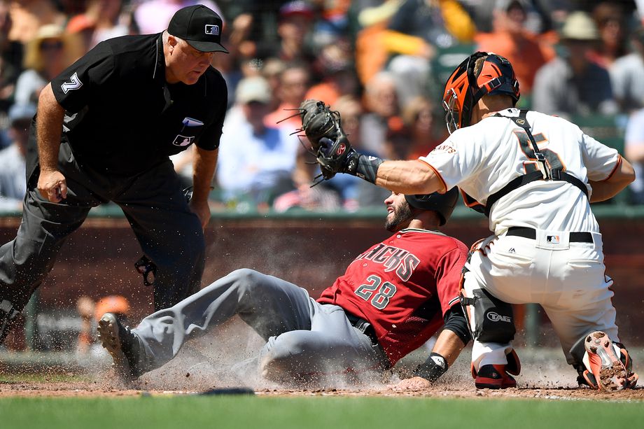 Giants' Hicks Suffers Loss Against Diamondbacks In Arizona Giants' Hicks Suffers Loss Against Diamondbacks In Arizona