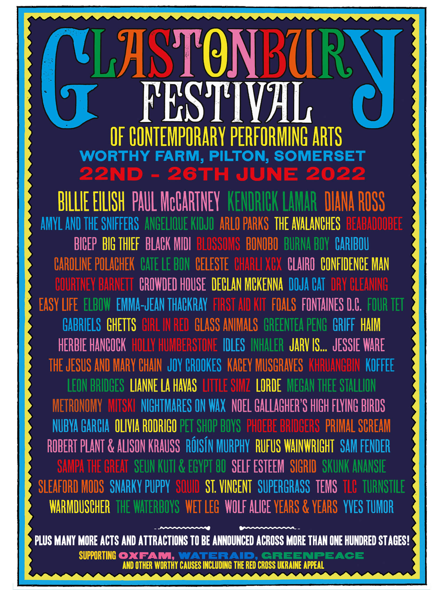 Glastonbury 2025: Full Lineup Featuring Olivia Rodrigo And The 1975 Glastonbury 2025: Full Lineup Featuring Olivia Rodrigo And The 1975