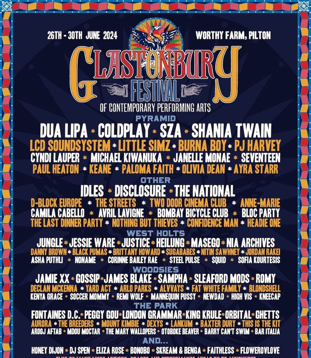 Glastonbury 2025 Lineup Announcement: A Controversial Choice? Glastonbury 2025 Lineup Announcement: A Controversial Choice?