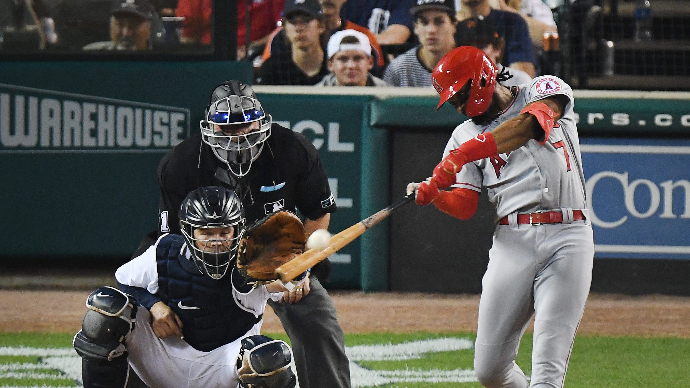 Greene's Two Ninth-Inning Homers Lead Tigers Past Angels Greene's Two Ninth-Inning Homers Lead Tigers Past Angels