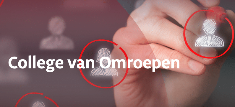 Herstel Van Vertrouwen: College Van Omroepen En De NPO Herstel Van Vertrouwen: College Van Omroepen En De NPO
