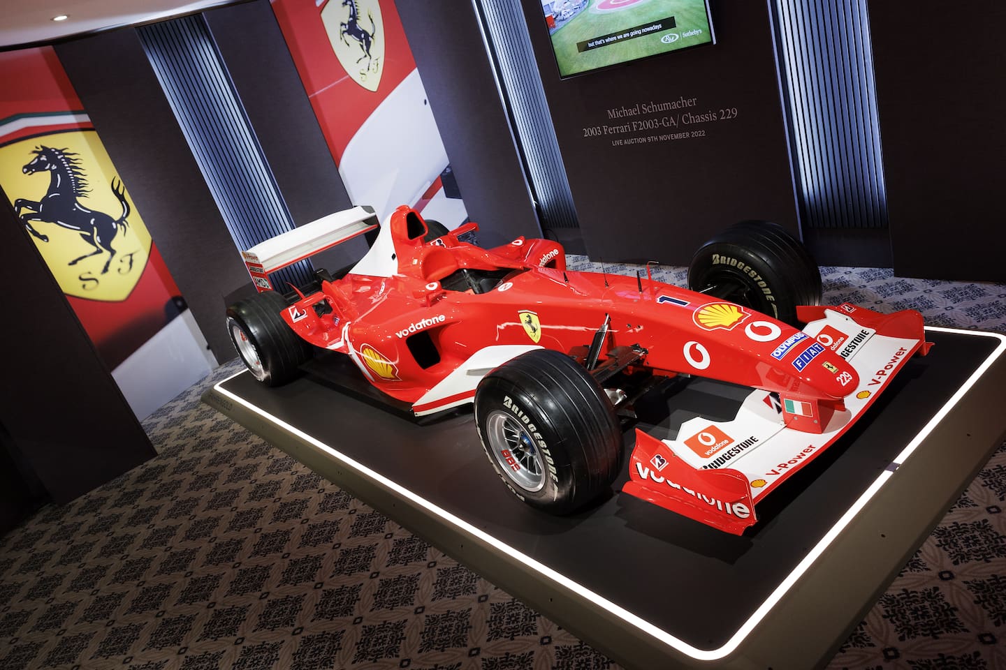 Historic Michael Schumacher Ferrari F1 Car Up For Auction In Monaco Historic Michael Schumacher Ferrari F1 Car Up For Auction In Monaco
