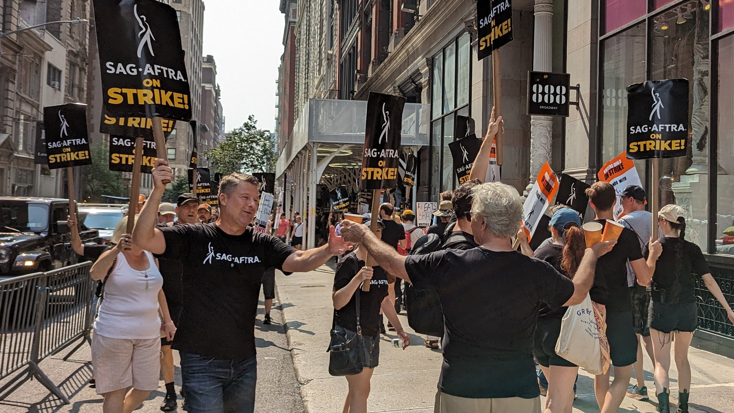 Hollywood Production Grinds To Halt As Actors And Writers Strike Hollywood Production Grinds To Halt As Actors And Writers Strike