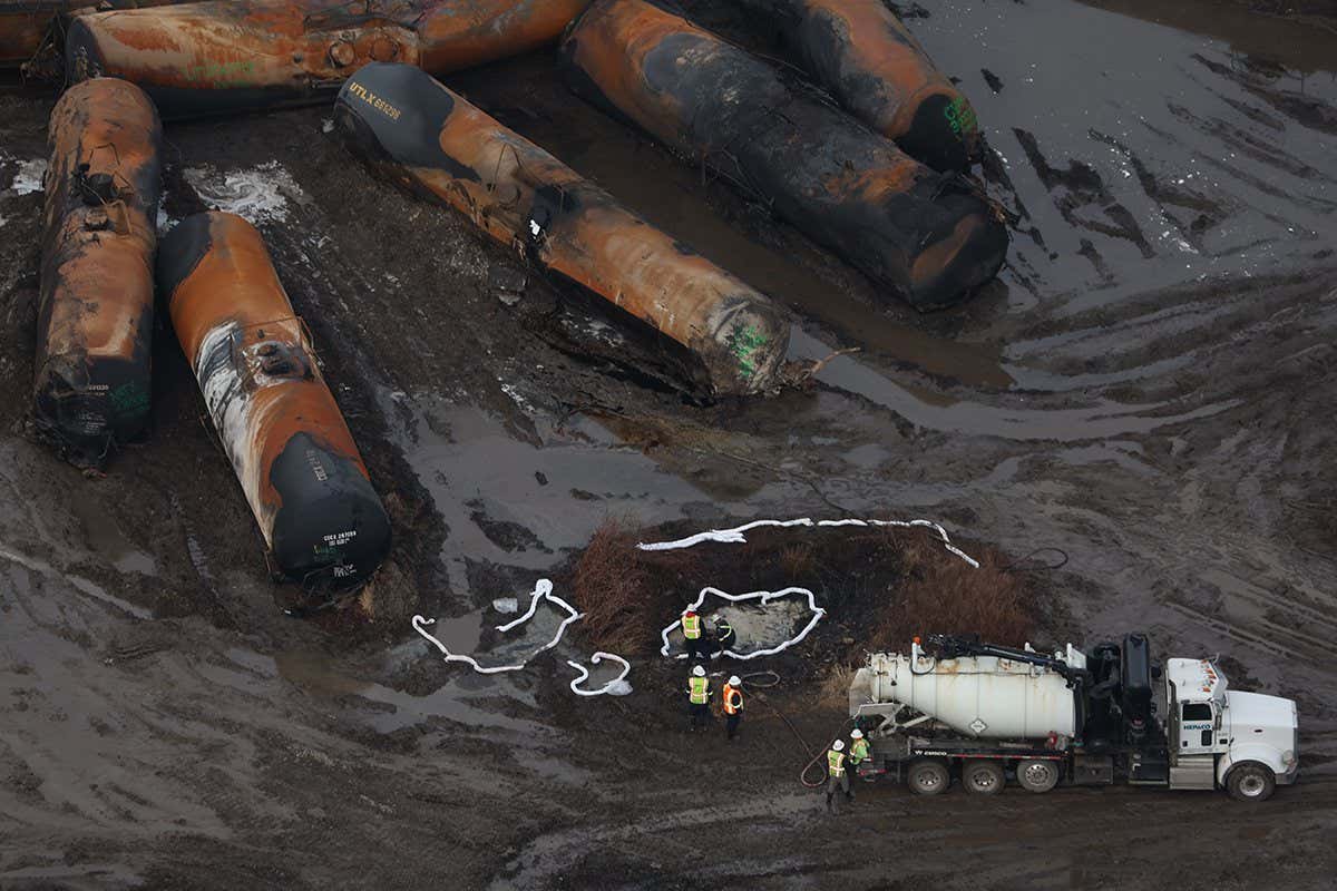 Investigation Reveals Lingering Toxic Chemicals From Ohio Train Derailment Investigation Reveals Lingering Toxic Chemicals From Ohio Train Derailment