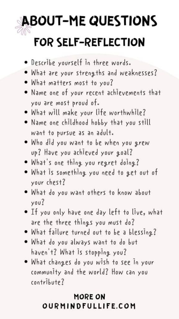 Is This The Good Life?  Self-Reflection And Re-evaluation