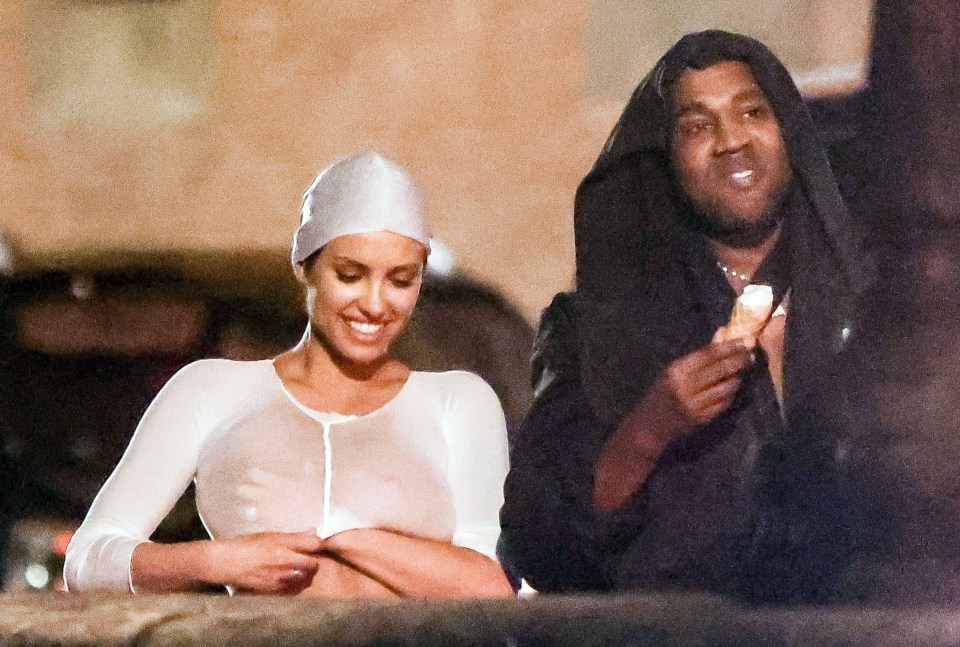 Kanye West's Wife Bianca Censori's Revealing Roller Skating Ensemble