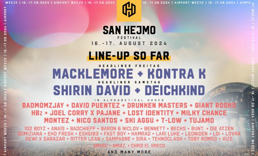 Komplettes Line-Up Für San Hejmo Veröffentlicht – Essen Im Ausnahmezustand Komplettes Line-Up Für San Hejmo Veröffentlicht – Essen Im Ausnahmezustand