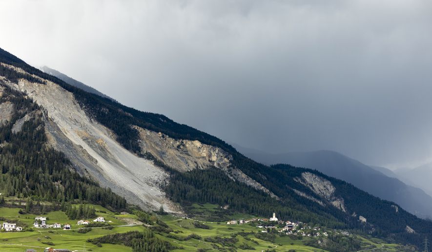 Landslide Threat Forces Evacuation In Swiss Village Landslide Threat Forces Evacuation In Swiss Village