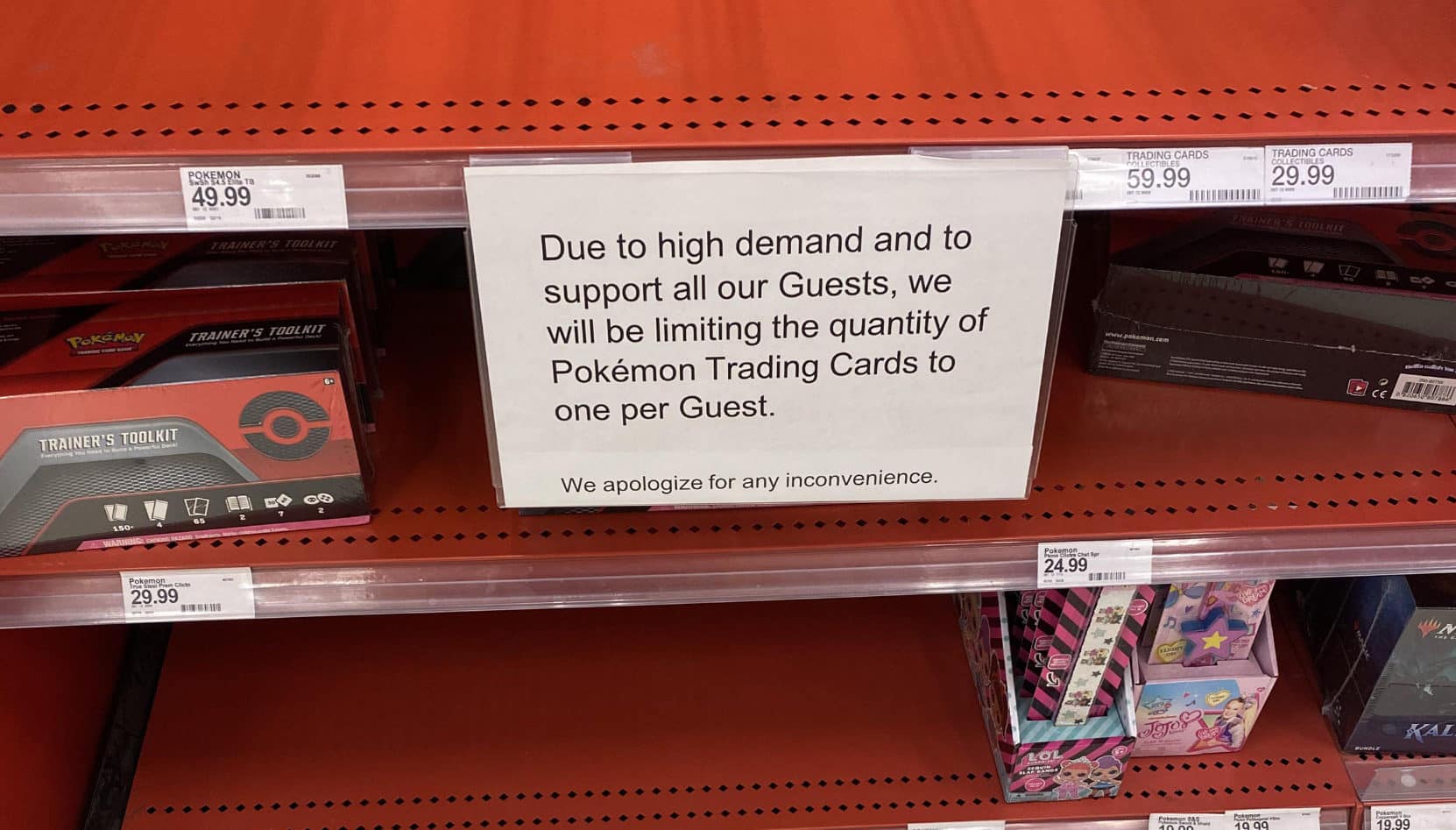 Large Pokémon TCG Card Scalper Inventory Found At Target Store Large Pokémon TCG Card Scalper Inventory Found At Target Store