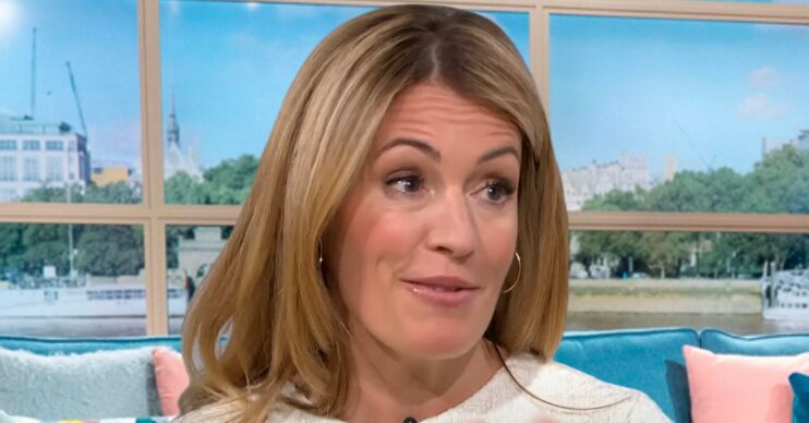 Last Minute Dress Disaster For Cat Deeley On This Morning Last Minute Dress Disaster For Cat Deeley On This Morning