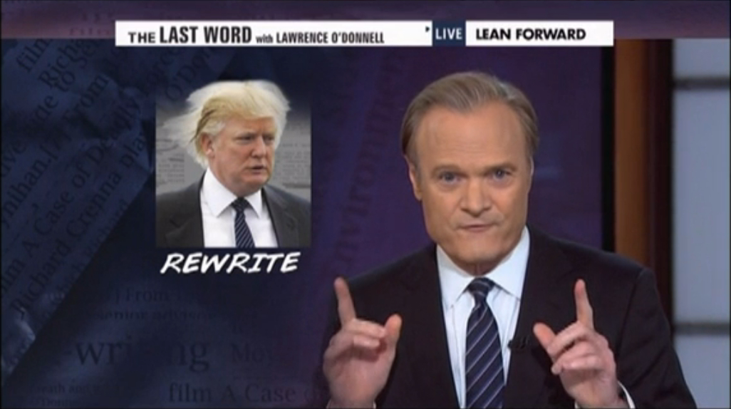Lawrence O'Donnell And Trump's Cringe-Worthy Live TV Exchange Lawrence O'Donnell And Trump's Cringe-Worthy Live TV Exchange