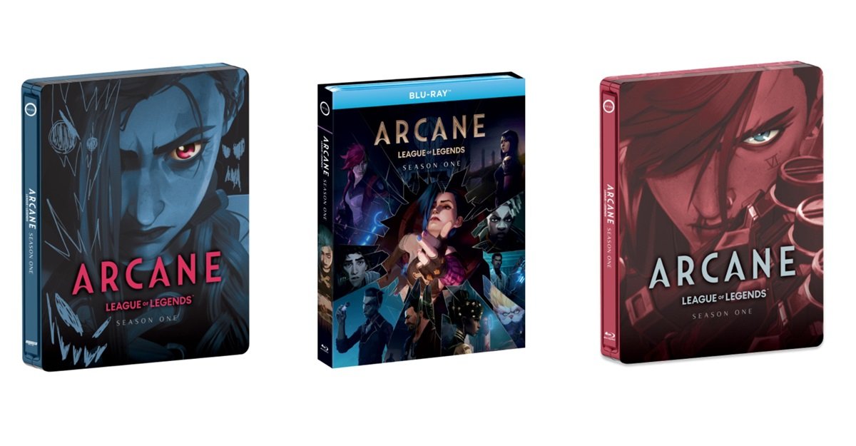 League Of Legends Arcane 4K Blu-ray Steelbook: 50% Off On Amazon Now!