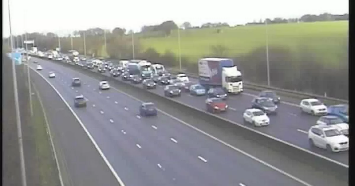 Long Delays On M6 After Van Crash Long Delays On M6 After Van Crash