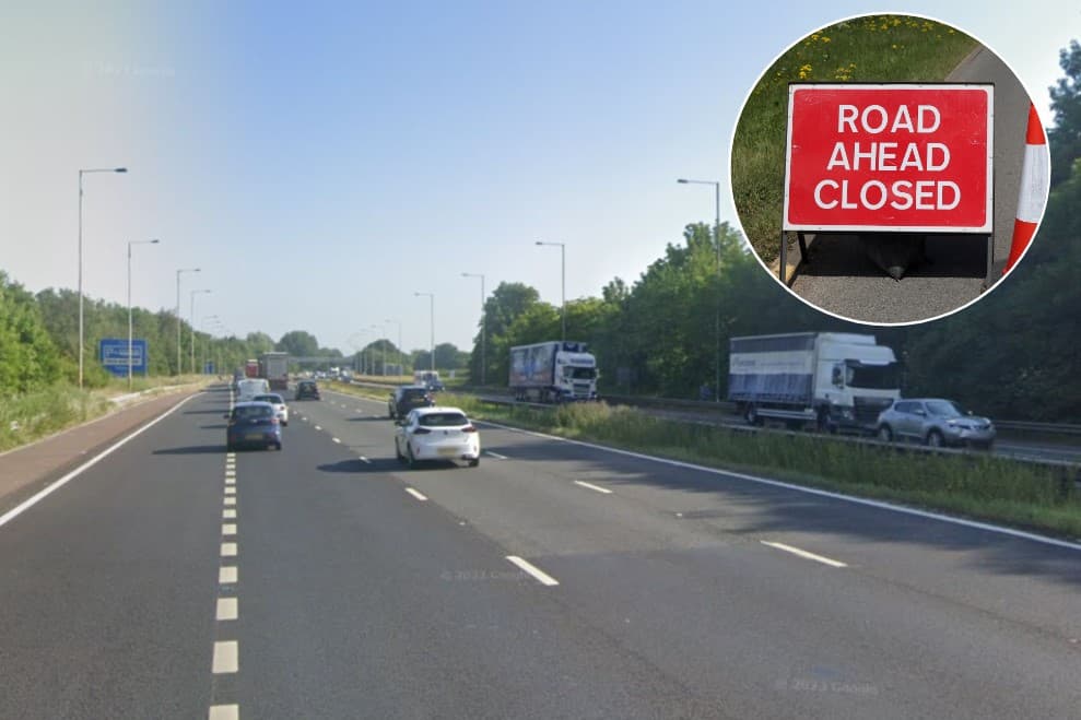 Long Delays On M6 Motorway Due To Van Overturn Long Delays On M6 Motorway Due To Van Overturn
