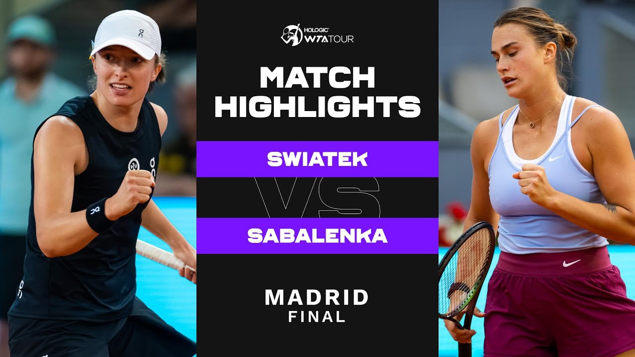 Madrid Open: Sabalenka Claims Victory Against Gauff Madrid Open: Sabalenka Claims Victory Against Gauff