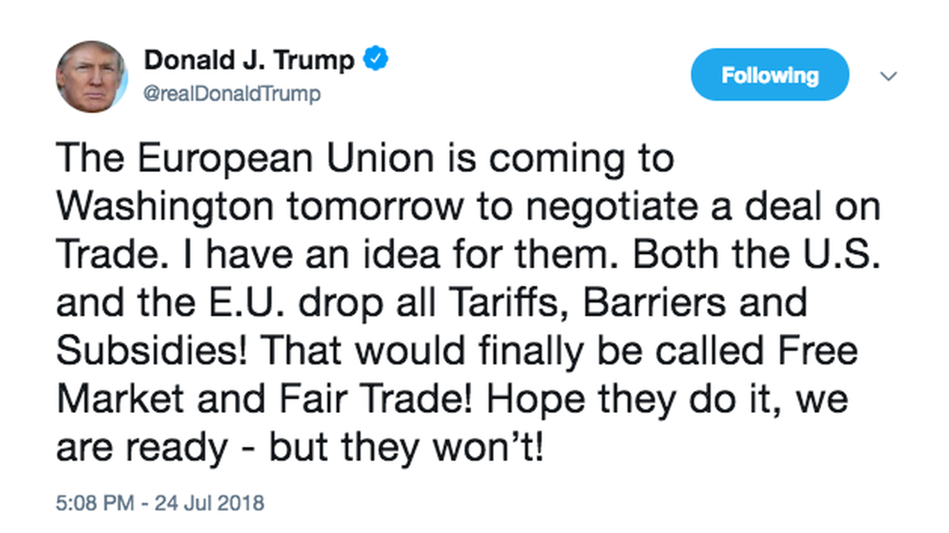 Majority Of Dutch Oppose EU Retaliation Against Trump Tariffs Majority Of Dutch Oppose EU Retaliation Against Trump Tariffs