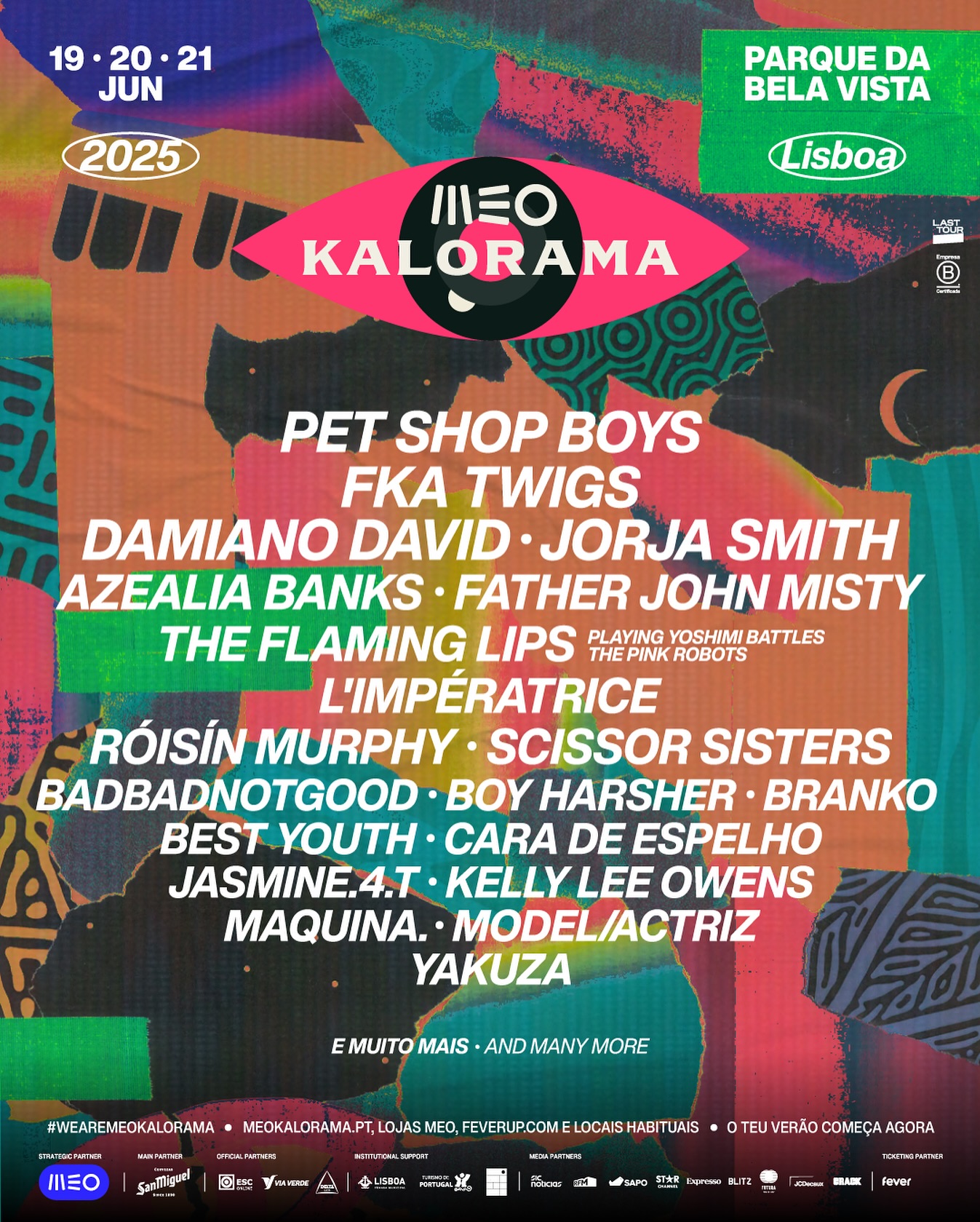 MEO Kalorama 2025 Lineup: Pet Shop Boys, FKA Twigs, Jorja Smith, And Father John Misty Lead The Charge MEO Kalorama 2025 Lineup: Pet Shop Boys, FKA Twigs, Jorja Smith, And Father John Misty Lead The Charge