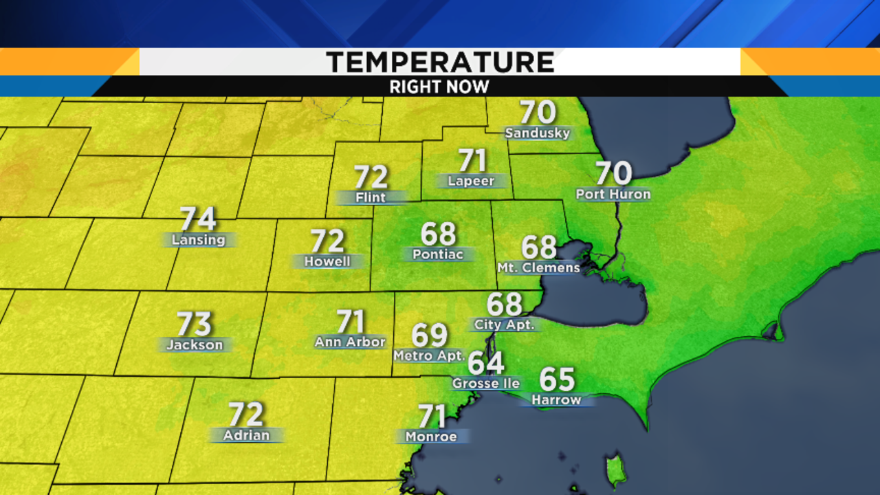Metro Detroit Weather Forecast: Cool Monday, Clearing To Sunshine Metro Detroit Weather Forecast: Cool Monday, Clearing To Sunshine