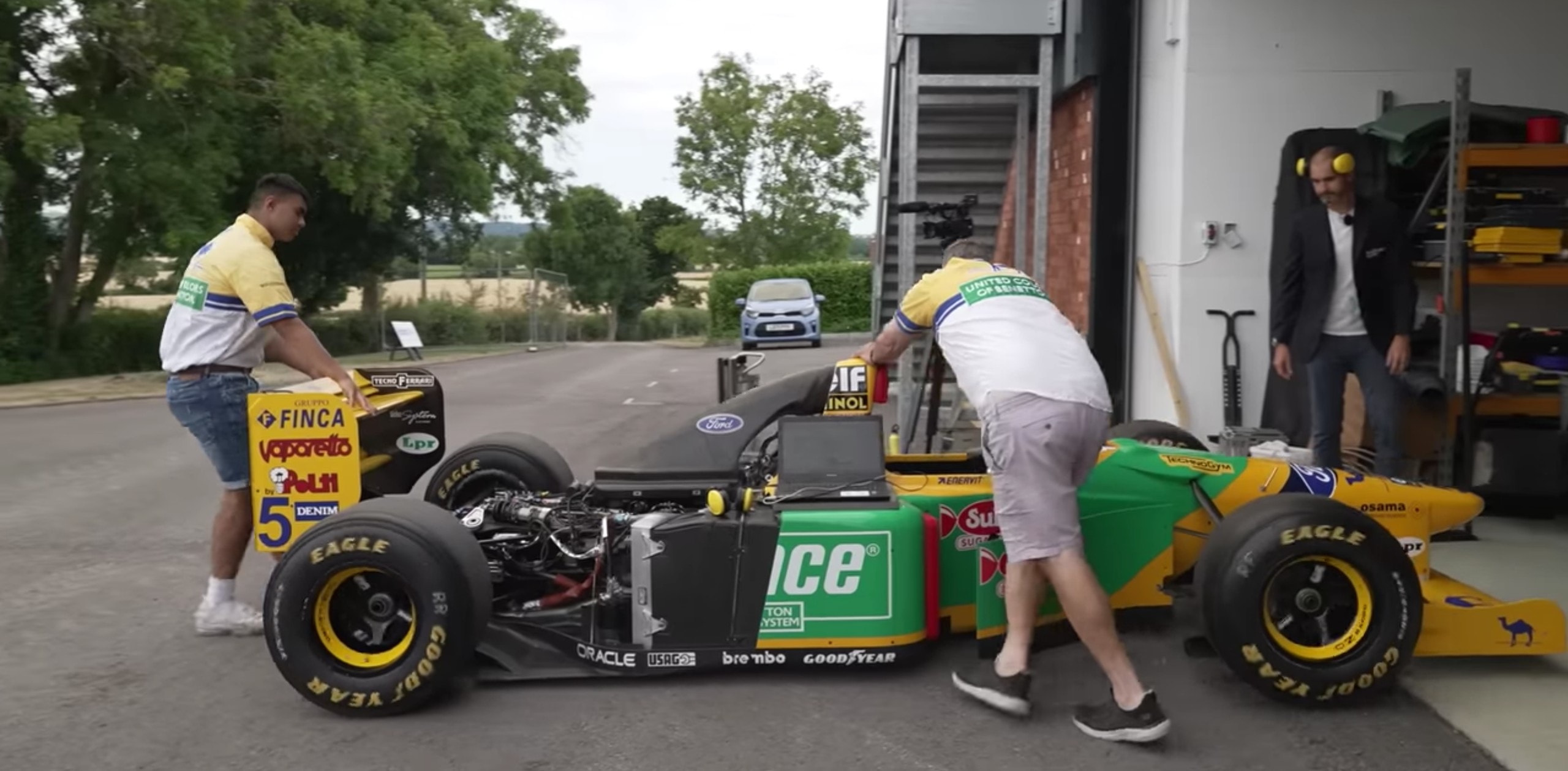 Michael Schumacher's Benetton F1 Show Car: Headed To Auction Michael Schumacher's Benetton F1 Show Car: Headed To Auction
