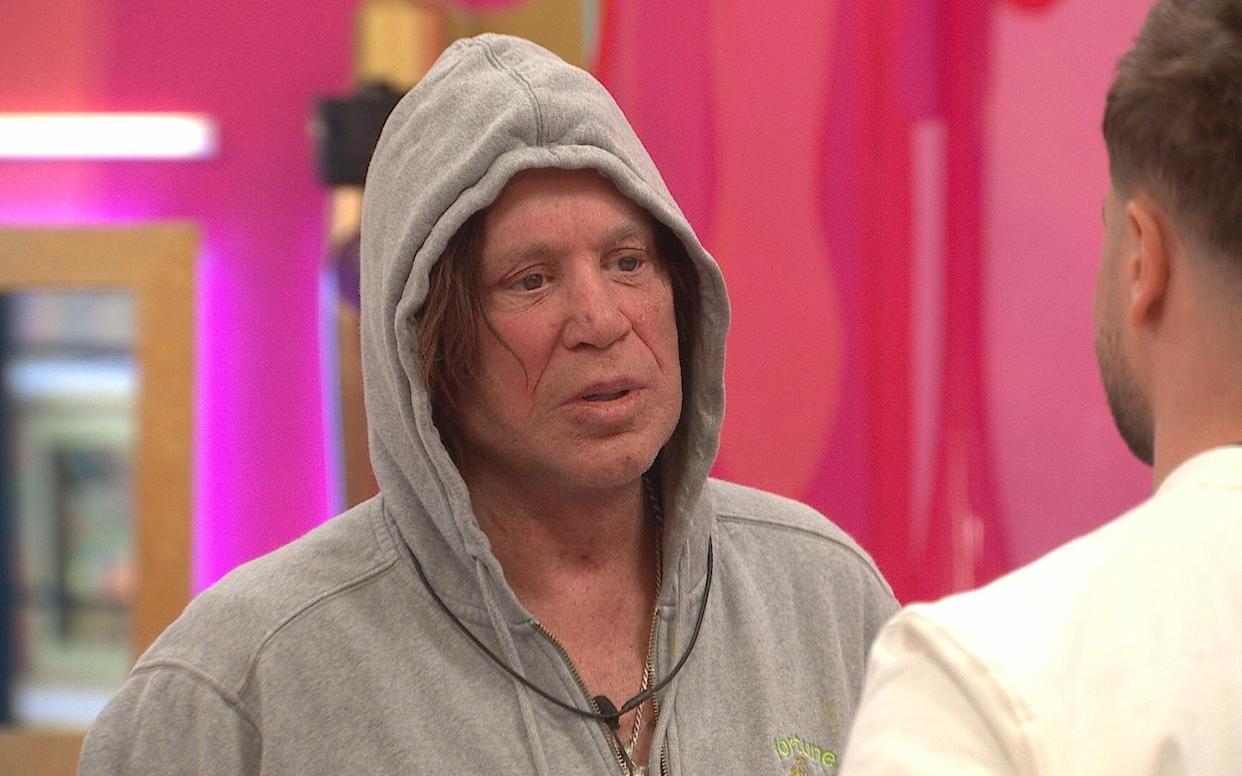 Mickey Rourke's Celebrity Big Brother Comment: AJ Odudu's Official Response Mickey Rourke's Celebrity Big Brother Comment: AJ Odudu's Official Response